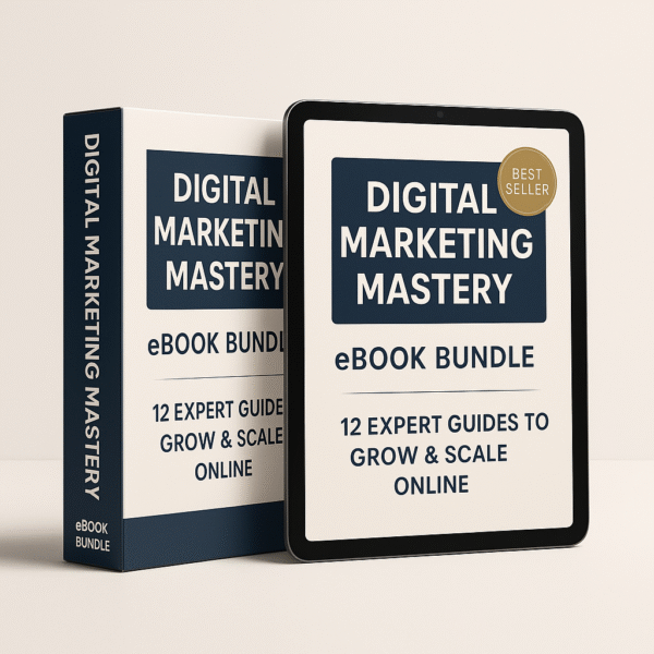 Digital Marketing eBook Bundle | Facebook Ads, Affiliate, SEO, Google Analytics, Online Business